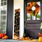 Fall Welcome Porch Sign, Pumpkin Signs for Front Porch, Maples Door Sign Yard, Vertical Wood Sign Standing for Patio Front Door Porches, Autumn Holiday Thanksgiving Home Party Decor for Wall Yard Indoor Outdoor, 47x8 inch